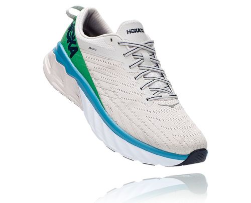 Hoka One One Herre Arahi 4 Road Løpesko Lunar Rock/Nimbus Cloud Norge-65LAY